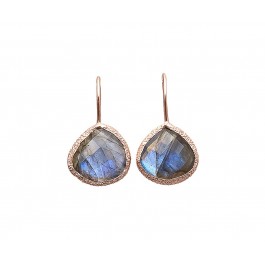 Labradorite Earrings, 925 Sterling Silver Earrings, Handmade Earrings, Boho Jewelry